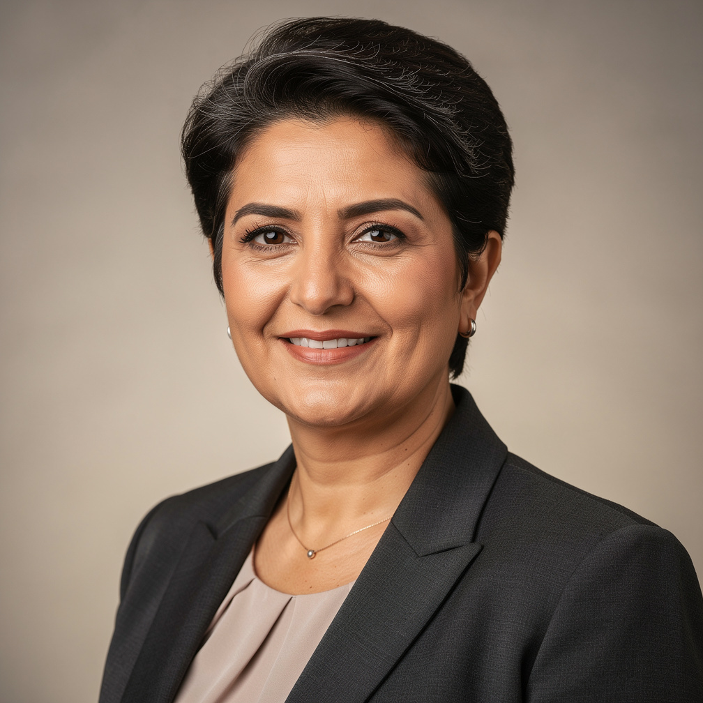 Portrait of Turkish woman notary specialist