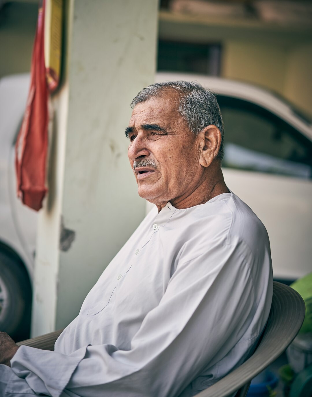 Portrait of senior Turkish male lawyer